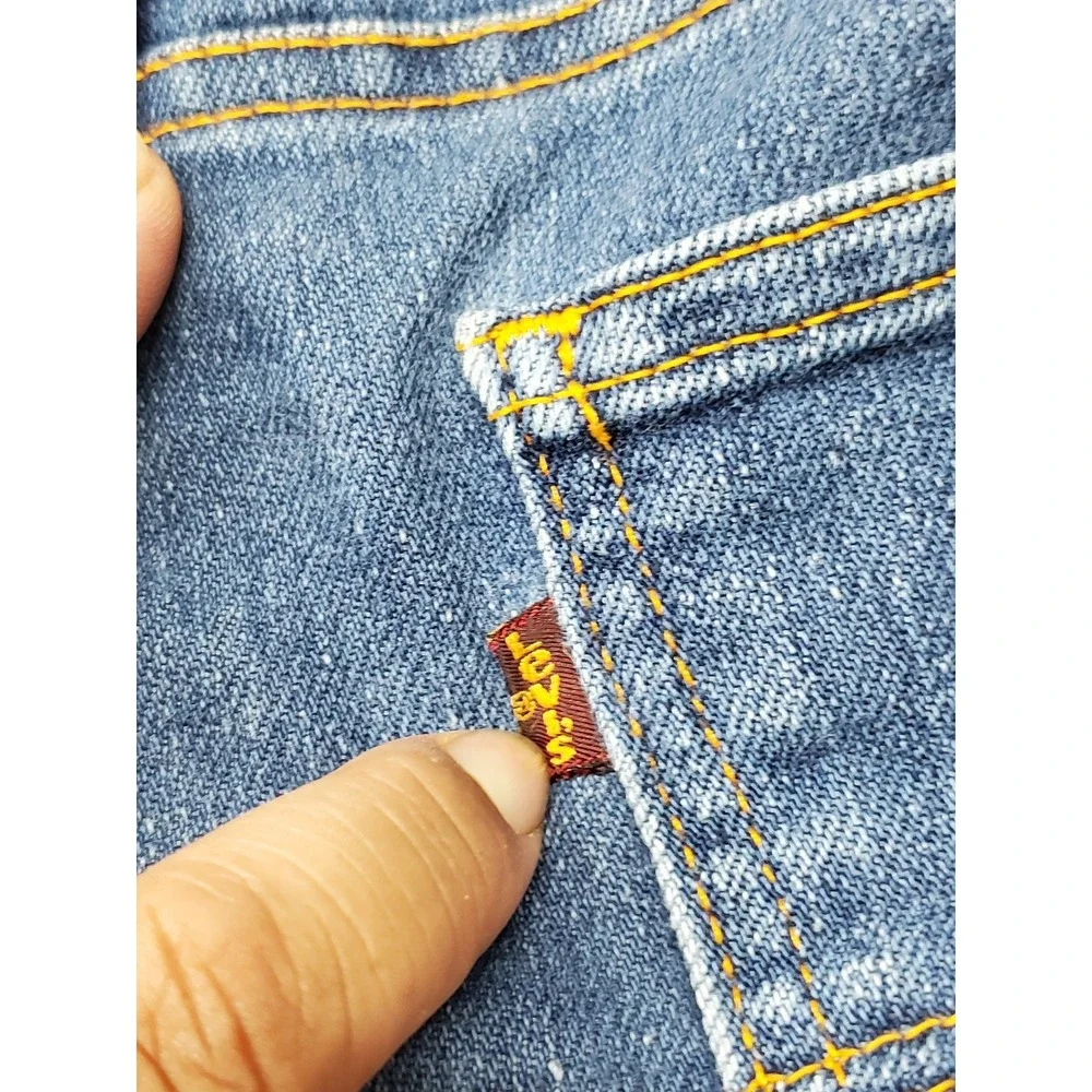 VINTAGE Levi's 554 Men Jeans 30x26 Orange Tab Baggy Grunge Skater 80s 90s READ
